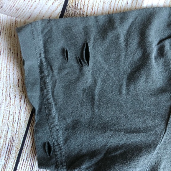 Extra-Small Womens Destroyed Def Leppard Grey Cat Tshirt - Picture 6 of 8